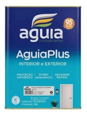AGUIAPLUS FOSCO INT / EXT BRANCO GELO LT 18L