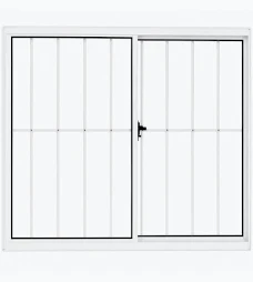 JANELA ALUM BRANCO 100X100 C/GRADE