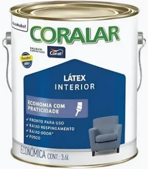 CORALAR LATEX + ECONOMICO GALAO-BRANCO GELO 3,6L